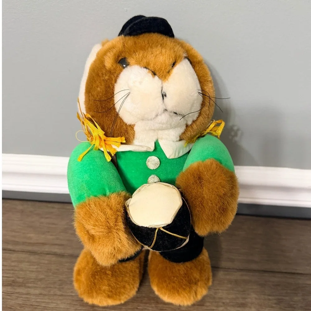 Vintage Plush Critter Holiday Drummer Bunny‎ Plush
